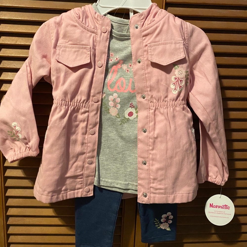 3 piece Nannette girl outfit